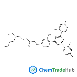 2-[4,6-Bis(2,4-dimethylphenyl)-1,3,5-triazin-2-yl]-5-{3-[(2-ethylhexyl)oxy]-2-hydroxypropoxy}phenol