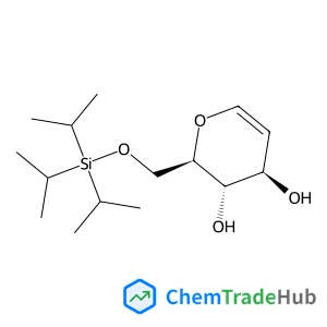 1,5-Anhydro-2-deoxy-6-O-(triisopropylsilyl)-D-arabino-hex-1-enitol