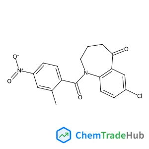 7-Chloro-1-(2-methyl-4-nitrobenzoyl)-1,2,3,4-tetrahydro-5H-1-benzazepin-5-one