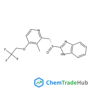 2-[(R)-{[3-Methyl-4-(2,2,2-trifluoroethoxy)-2-pyridinyl]methyl}sulfinyl]-1H-benzimidazole