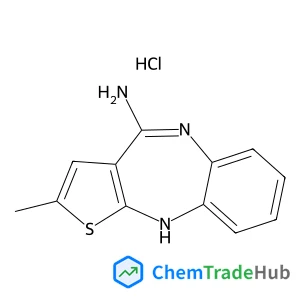 4-Amino-2-methyl-10H-thieno[2,3-b][1,5]-benzodiazapine, Hydrochloride