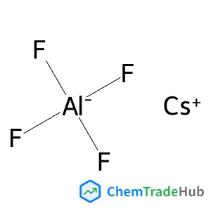 Caesium tetrafluoroaluminate(1-)