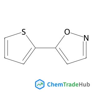 5-(2-Thienyl)-1,2-oxazole Chemical_Structure_Of