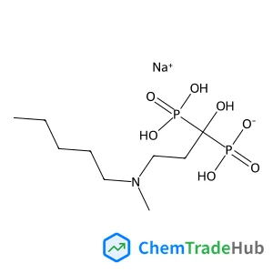 Sodium hydrogen {1-hydroxy-3-[methyl(pentyl)amino]-1-phosphonopropyl}phosphonate