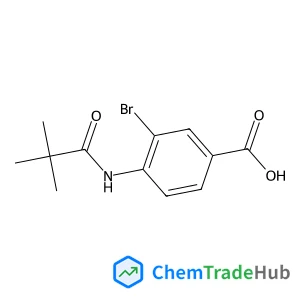 3-Bromo-4-pivalamidobenzoic acid