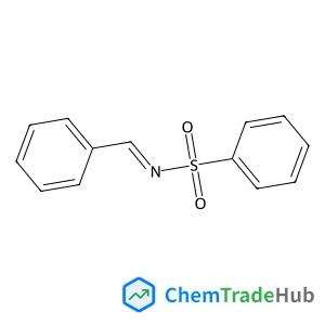 N-[(E)-Phenylmethylene]benzenesulfonamide structure