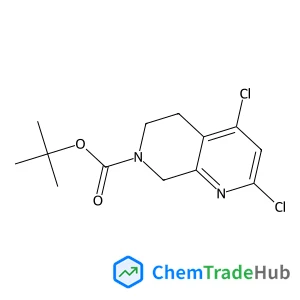 2-Methyl-2-propanyl 2,4-dichloro-5,8-dihydro-1,7-naphthyridine-7(6H)-carboxylate