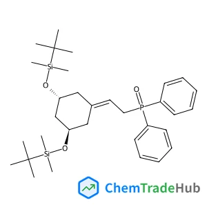 Phosphine oxide, [2-[(3R,5R)-3,5-bis[[(1,1-dimethylethyl)dimethylsilyl]oxy]cyclohexylidene]ethyl]diphenyl-