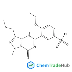 4-Ethoxy-3-(1-methyl-7-oxo-3-propyl-4,7-dihydro-1H-pyrazolo[4,3-d]pyrimidin-5-yl)benzenesulfonyl chloride