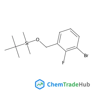 ((3-BROMO-2-FLUOROBENZYL)OXY)(TERT-BUTYL)DIMETHYLSILANE