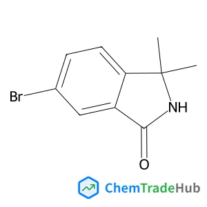 6-Bromo-3,3-dimethyl-1-isoindolinone structure