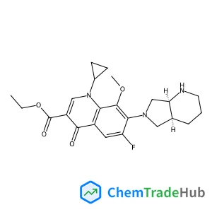 Ethyl 1-cyclopropyl-6-fluoro-8-methoxy-7-[(4aS,7aS)-octahydro-6H-pyrrolo[3,4-b]pyridin-6-yl]-4-oxo-1,4-dihydro-3-quinolinecarboxylate