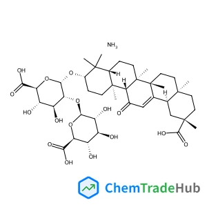 (3beta)-30-Hydroxy-11,30-dioxoolean-12-en-3-yl 2-O-beta-D-glucopyranuronosyl-alpha-D-glucopyranosiduronic acid ammoniate (1:1)