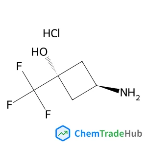 cis-3-Amino-1-(trifluoromethyl)cyclobutanol hydrochloride (1:1) structure cis-3-Amino-1-(trifluoromethyl)cyclobutanol hydrochloride (1:1) structure