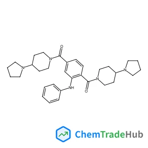 (2-(Phenylamino)-1,4-phenylene)bis((4-(pyrrolidin-1-yl)piperidin-1-yl)methanone)