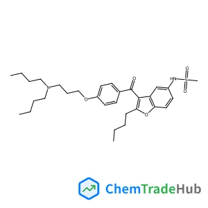 N-(2-Butyl-3-{4-[3-(dibutylamino)propoxy]benzoyl}-1-benzofuran-5-yl)methanesulfonamide