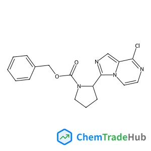 (S)-benzyl 2-(8-chloroimidazo[1,5-a]pyrazin-3-yl)pyrrolidine-1-carboxylate