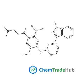 N-[2-(Dimethylamino)ethyl]-5-methoxy-N-methyl-N'-[4-(1-methyl-1H-indol-3-yl)-2-pyrimidinyl]-2-nitro-1,4-benzenediamine