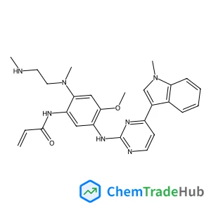 N-(4-Methoxy-5-{[4-(1-methyl-1H-indol-3-yl)-2-pyrimidinyl]amino}-2-{methyl[2-(methylamino)ethyl]amino}phenyl)acrylamide