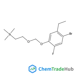 (2-((4-BROMO-5-ETHYL-2-FLUOROPHENOXY)METHOXY)ETHYL)TRIMETHYLSILANE