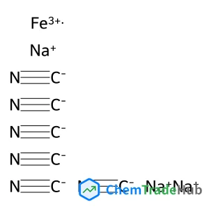 Trisodium hexakis(cyano-kappaC)ferrate(3-)