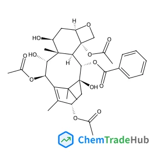 7,11-Methano-1H-cyclodeca[3,4]benz[1,2-b]oxete-4,5,6,9,11,12,12b-heptol, 2a,3,4,4a,5,6,9,10,12,12a-decahydro-4a,8,13,13-tetramethyl-, 6,9,12b-triacetate 12-benzoate, (2aR,4S,4aS,5R,6R,9S,11S,12S,12aR,12bS)-