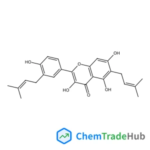 3,5,7-Trihydroxy-2-[4-hydroxy-3-(3-methyl-2-buten-1-yl)phenyl]-6-(3-methyl-2-buten-1-yl)-4H-chromen-4-one