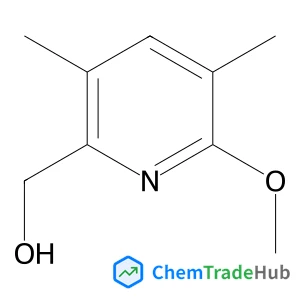 (6-Methoxy-3,5-dimethyl-2-pyridinyl)methanol structure (6-Methoxy-3,5-dimethyl-2-pyridinyl)methanol structure