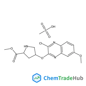 (2S,4R)-4-((3-Chloro-7-methoxyquinoxalin-2-yl)oxy)-2-(methoxycarbonyl)pyrrolidinium Methanesulfonate