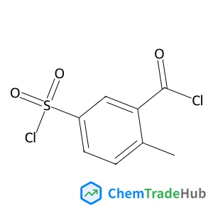 5-(Chlorosulfonyl)-2-methylbenzoyl chloride