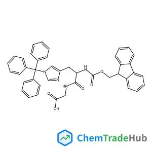 2-[[2-(9H-Fluoren-9-ylmethoxycarbonylamino)-3-(1-tritylimidazol-4-yl)propanoyl]amino]acetic acid