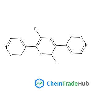 4,4'-(2,5-Difluoro-1,4-phenylene)dipyridine Chemical_Structure_Of