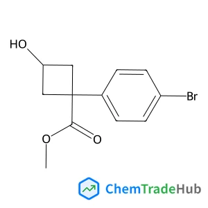 Methyl 1-(4-bromophenyl)-3-hydroxycyclobutanecarboxylate Methyl 1-(4-bromophenyl)-3-hydroxycyclobutanecarboxylate