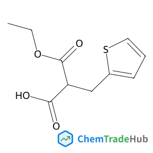 3-Ethoxy-3-oxo-2-(2-thienylmethyl)propanoic acid