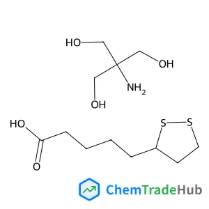 5-(1,2-Dithiolan-3-yl)pentanoic acid - 2-amino-2-(hydroxymethyl)-1,3-propanediol (1:1)