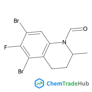 5,7-Dibromo-6-fluoro-2-methyl-3,4-dihydro-1(2H)-quinolinecarbaldehyde