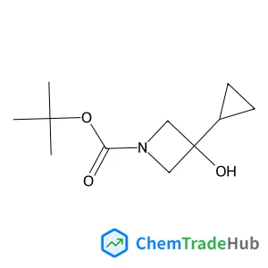 2-Methyl-2-propanyl 3-cyclopropyl-3-hydroxy-1-azetidinecarboxylate structure