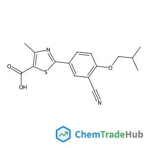 2-[3-cyano-4-(2-methylpropoxy)phenyl]-4-methyl-1,3-thiazole-5-carboxylic acid