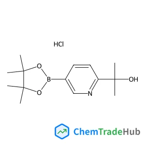 2-[5-(4,4,5,5-Tetramethyl-1,3,2-dioxaborolan-2-yl)-2-pyridinyl]-2-propanol hydrochloride (1:1)