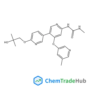 1-{6'-(2-Hydroxy-2-methylpropoxy)-4-[(5-methyl-3-pyridinyl)oxy]-3,3'-bipyridin-6-yl}-3-methylurea