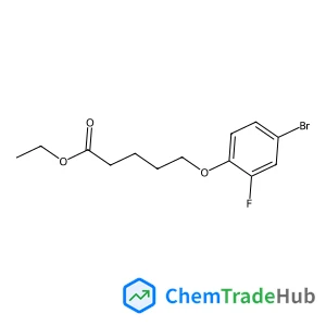 Ethyl 5-(4-bromo-2-fluorophenoxy)pentanoate structure
