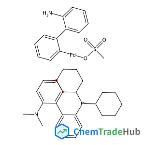 (2'-Amino-2-biphenylyl)(methanesulfonato-kappaO)palladium - 2'-(dicyclohexylphosphino)-N,N-dimethyl-2-biphenylamine (1:1)