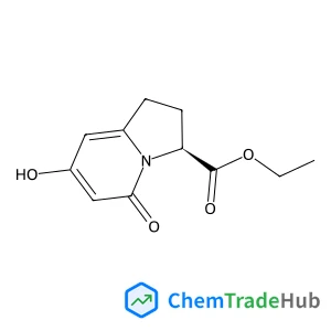 Ethyl (3S)-7-hydroxy-5-oxo-1,2,3,5-tetrahydro-3-indolizinecarboxylate