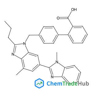 4'-[(1,7'-Dimethyl-2'-propyl-1H,3'H-2,5'-bibenzimidazol-3'-yl)methyl]-2-biphenylcarboxylic acid