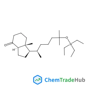 (1R,3aR,7aR)-7a-Methyl-1-{(2R)-6-methyl-6-[(triethylsilyl)oxy]-2-heptanyl}octahydro-4H-inden-4-one