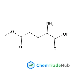 (2S)-2-Amino-5-methoxy-5-oxopentanoate structure