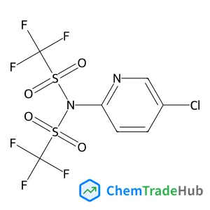 N-(5-Chloro-2-pyridinyl)-1,1,1-trifluoro-N-[(trifluoromethyl)sulfonyl]methanesulfonamide