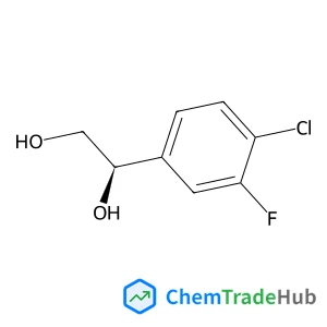 1,2-Ethanediol, 1-(4-chloro-3-fluorophenyl)-, (1R)-