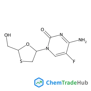 4-Amino-5-fluoro-1-[(2S,5S)-2-(hydroxymethyl)-1,3-oxathiolan-5-yl]-2(1H)-pyrimidinone