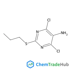 4,6-dichloro-2-(propylsulfanyl)pyrimidin-5-amine